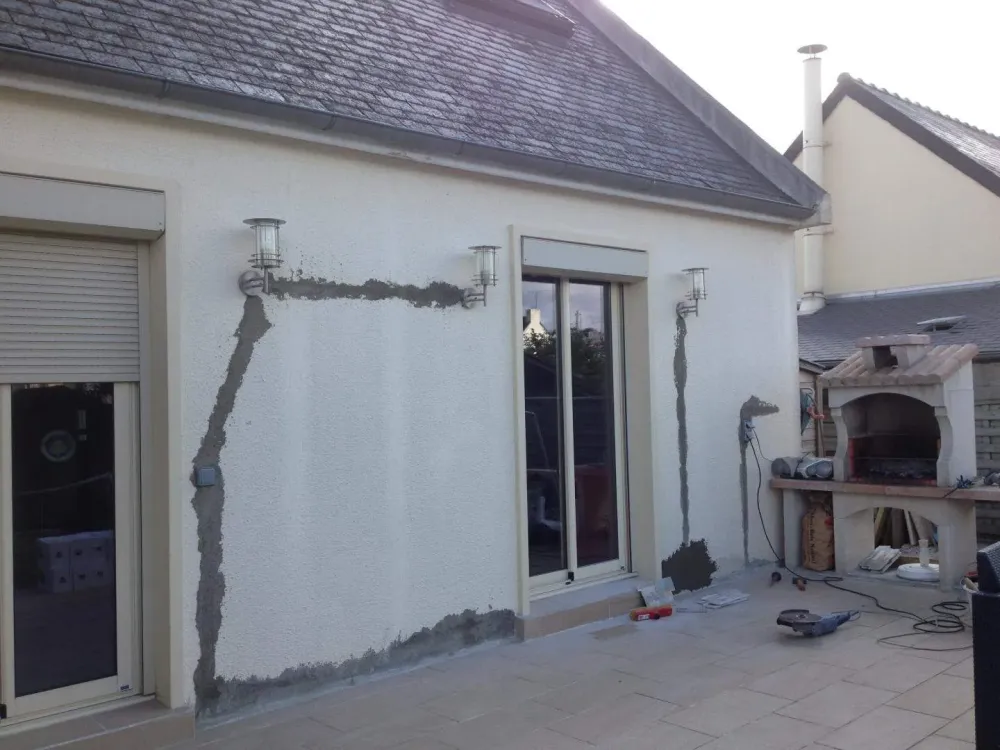 maison maconnerie terrasse